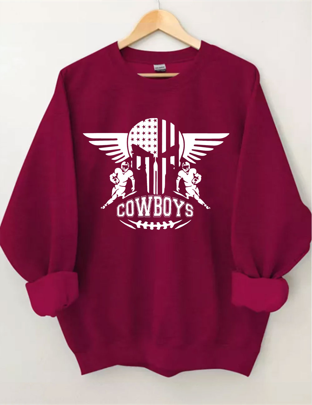 Cowboys Star Football Sweatshirt