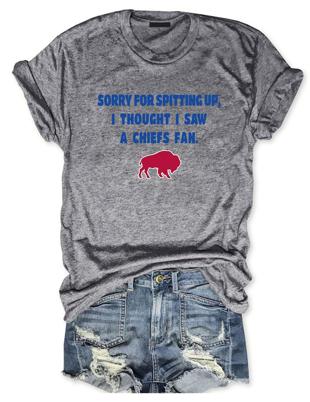 Sorry For Spitting Up Funny Buffalo T-Shirt