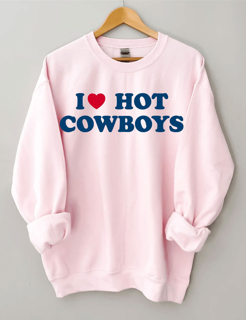 I Love Cowboys Football Sweatshirt