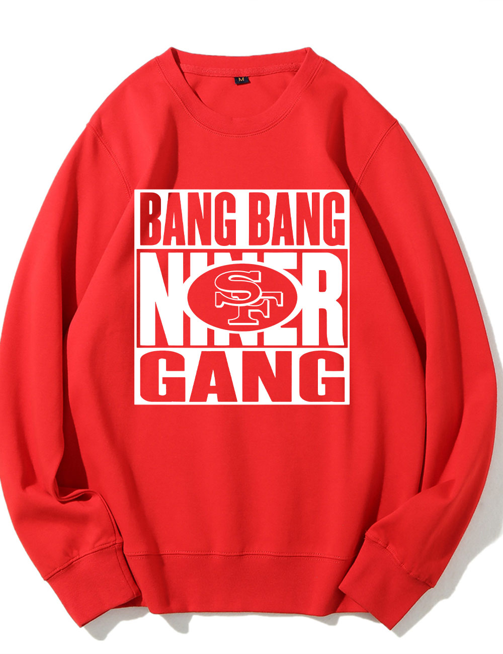 Bang Bang Niner Gang Football Sweatshirt