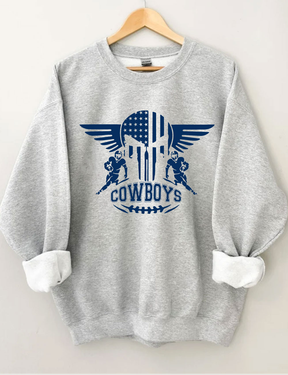 Cowboys Star Football Sweatshirt