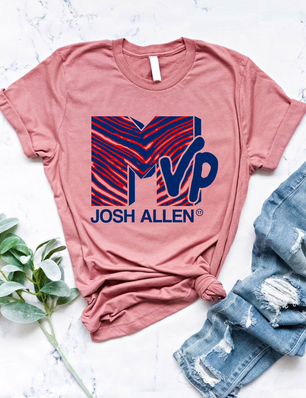 Josh Allen 17 MVP Tee Buffalo Funny T-Shirt