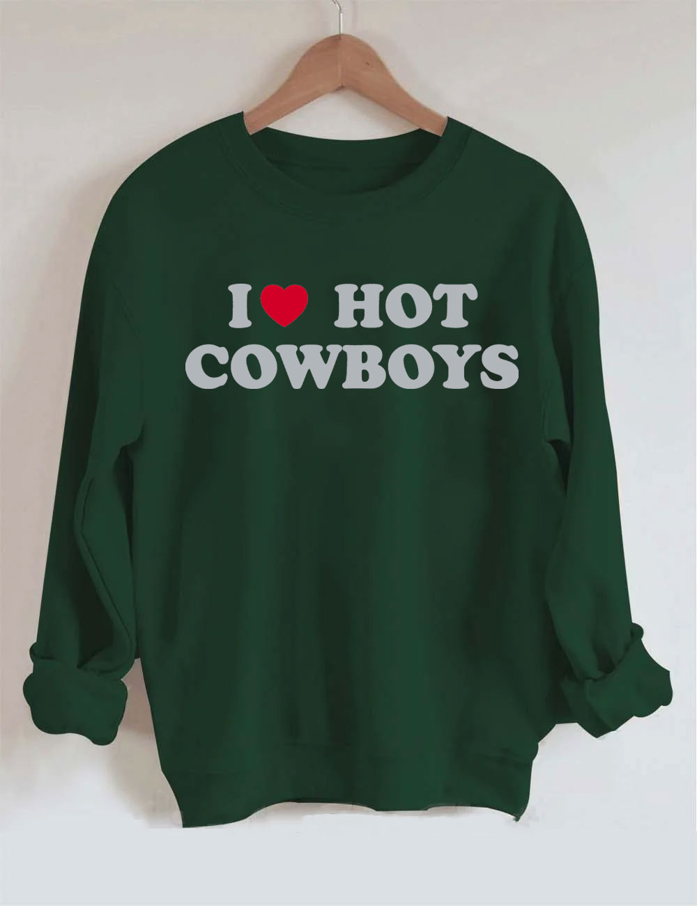 I Love Cowboys Football Sweatshirt