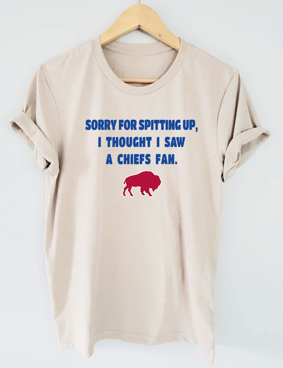Sorry For Spitting Up Funny Buffalo T-Shirt
