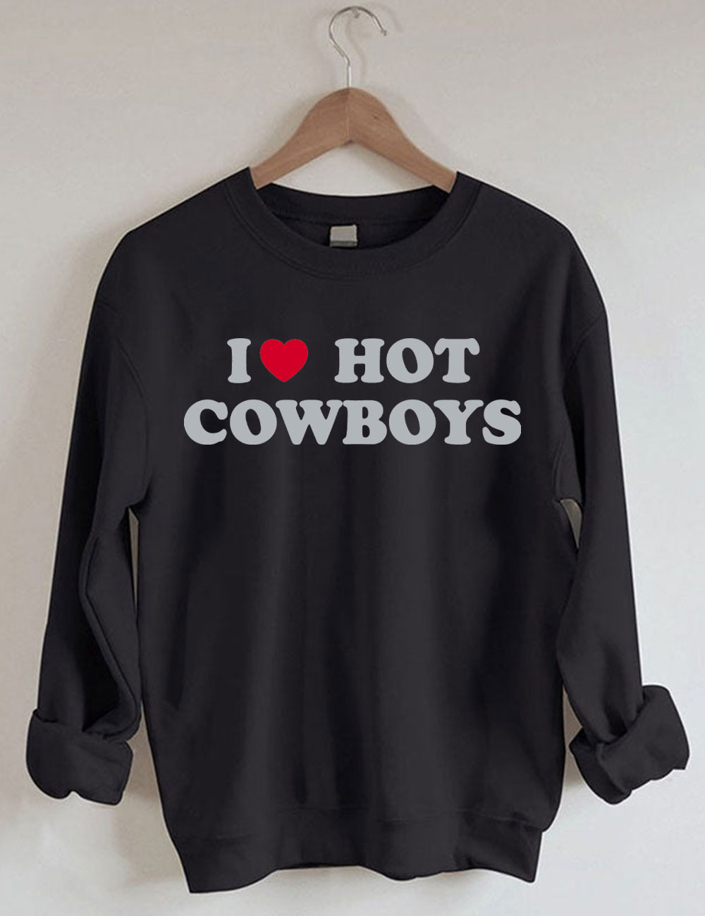 I Love Cowboys Football Sweatshirt