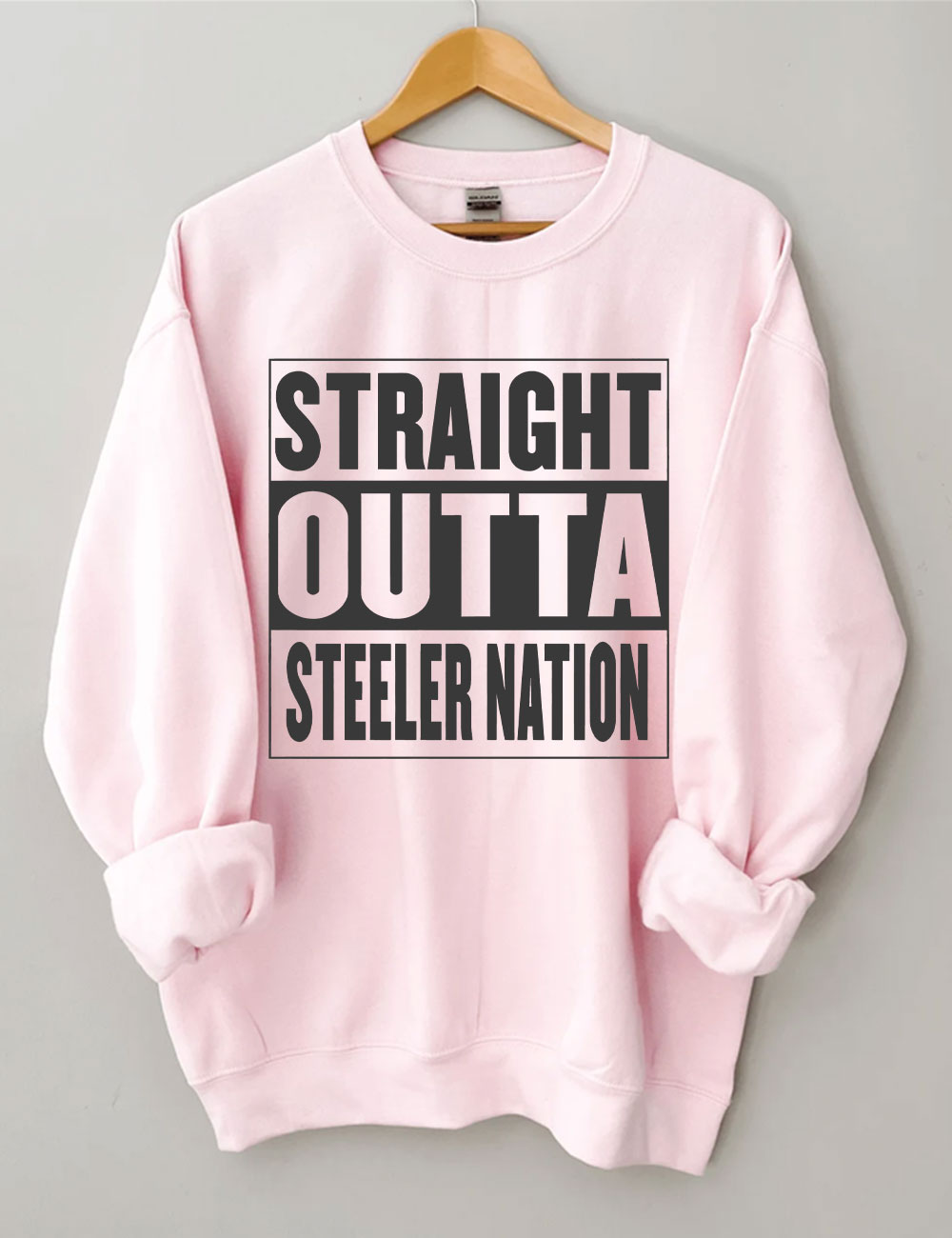 Straight Outta Steeler Nation Football Sweatshirt