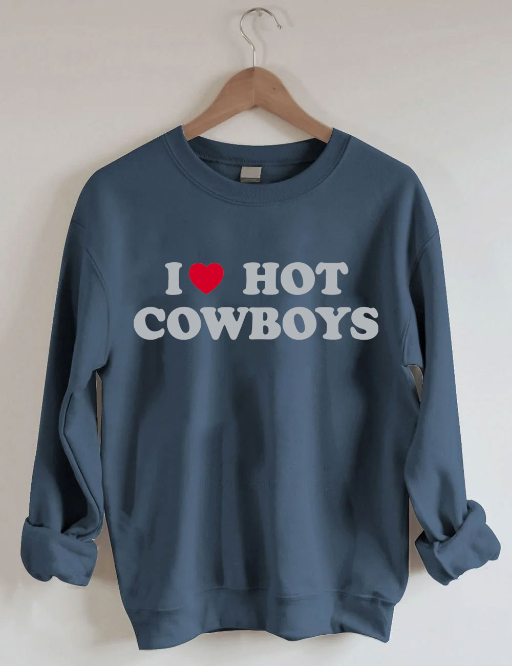 I Love Cowboys Football Sweatshirt
