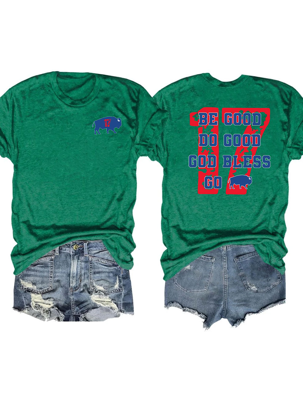 Be Good Do Good God Bless Go Bills T-Shirt