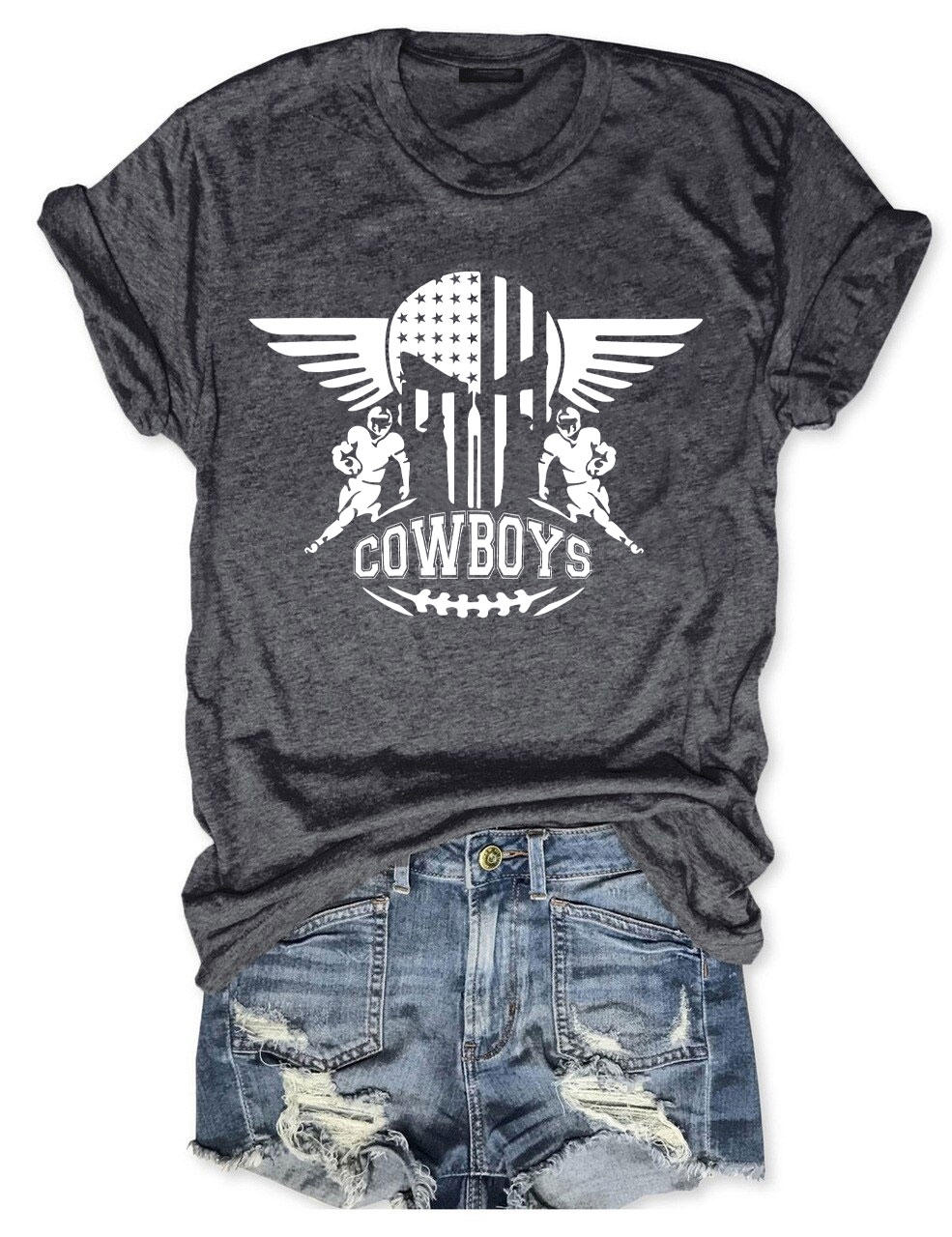 Cowboys Star Football T-Shirt