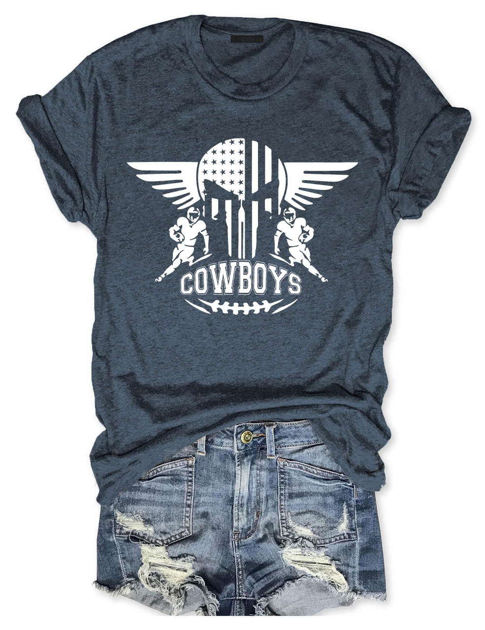 Cowboys Star Football T-Shirt