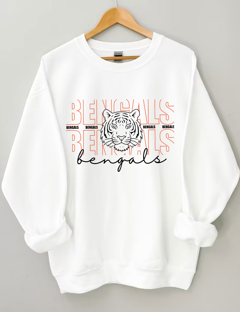 Bengals Tiger Funny Football Sweatshirt