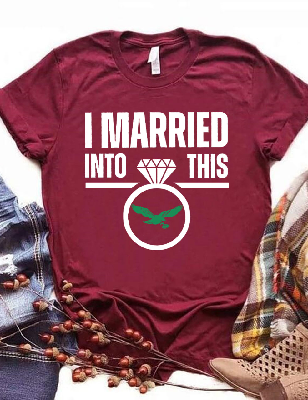 I Married to This Eagles Vintage T-Shirt