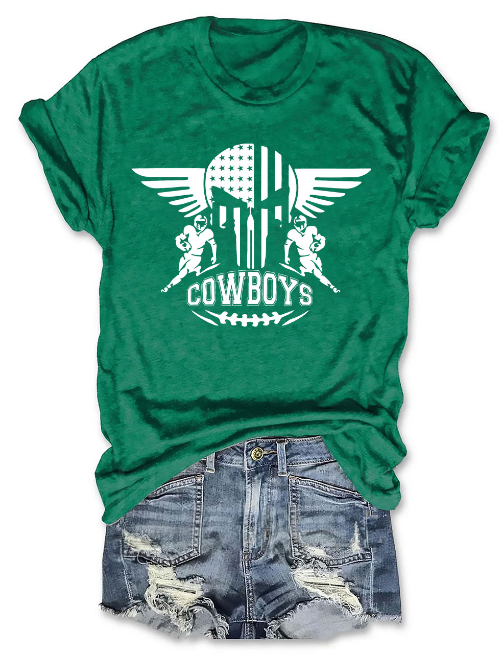 Cowboys Star Football T-Shirt