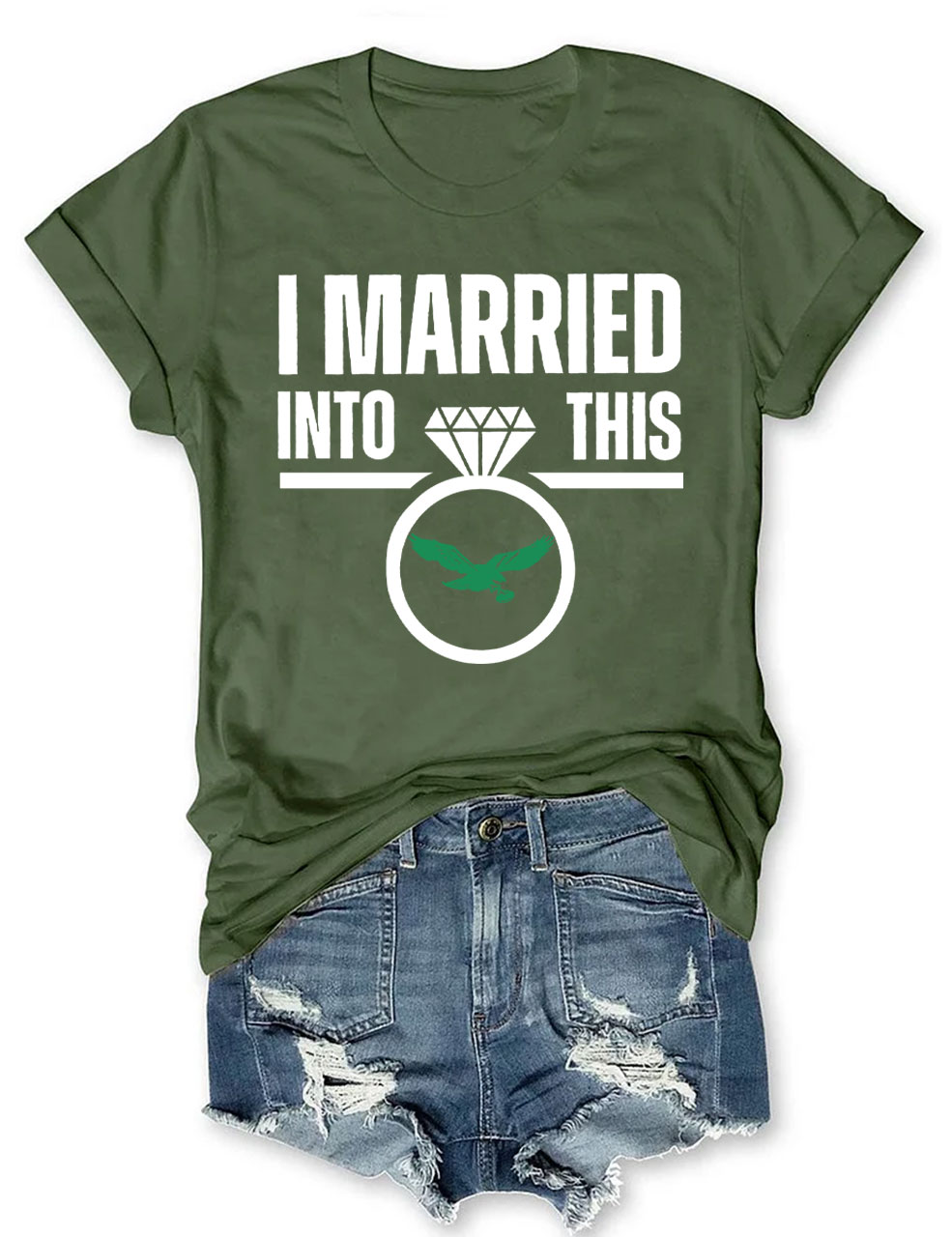 I Married to This Eagles Vintage T-Shirt