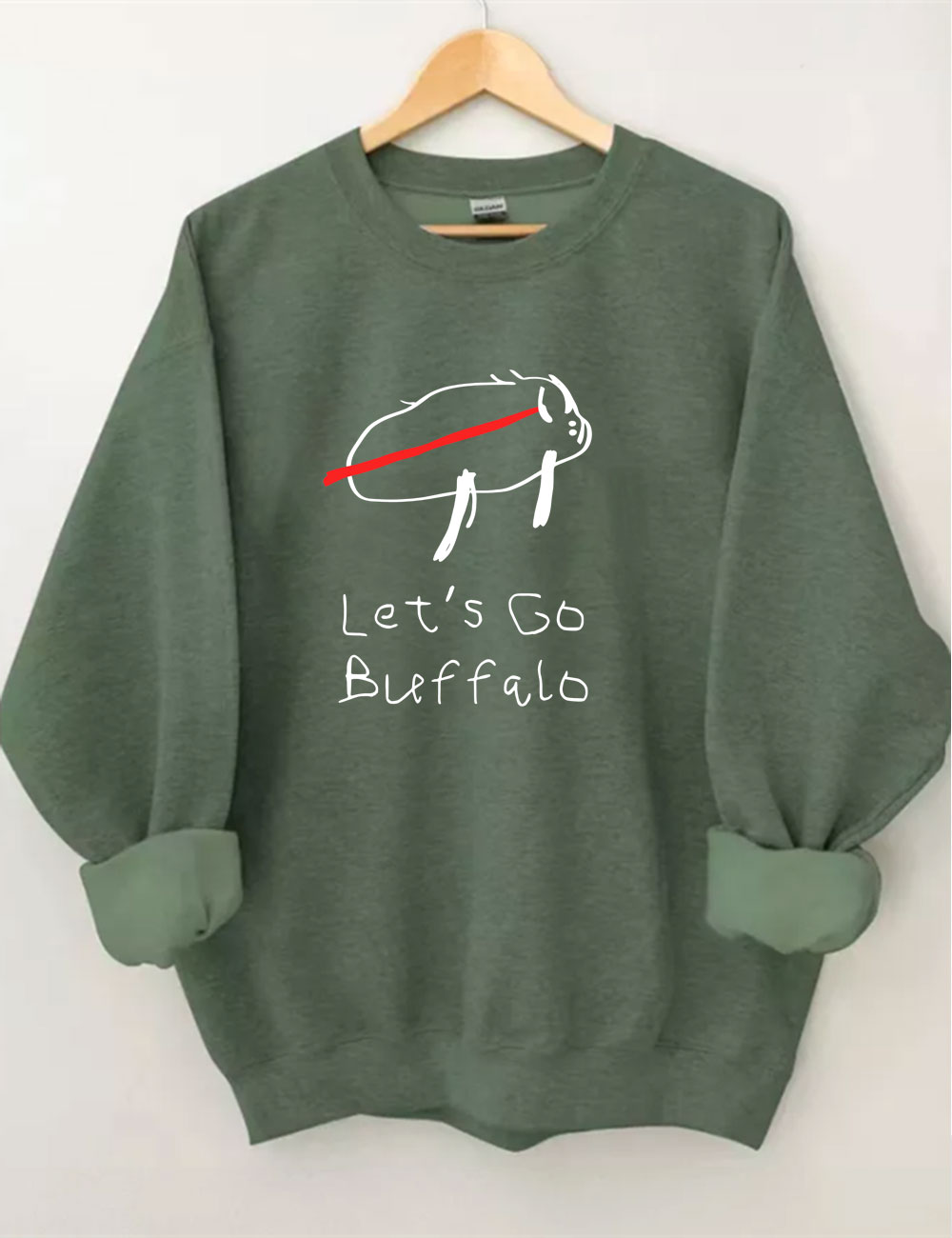 Let's Go Funny Buffalo Sweatshirt