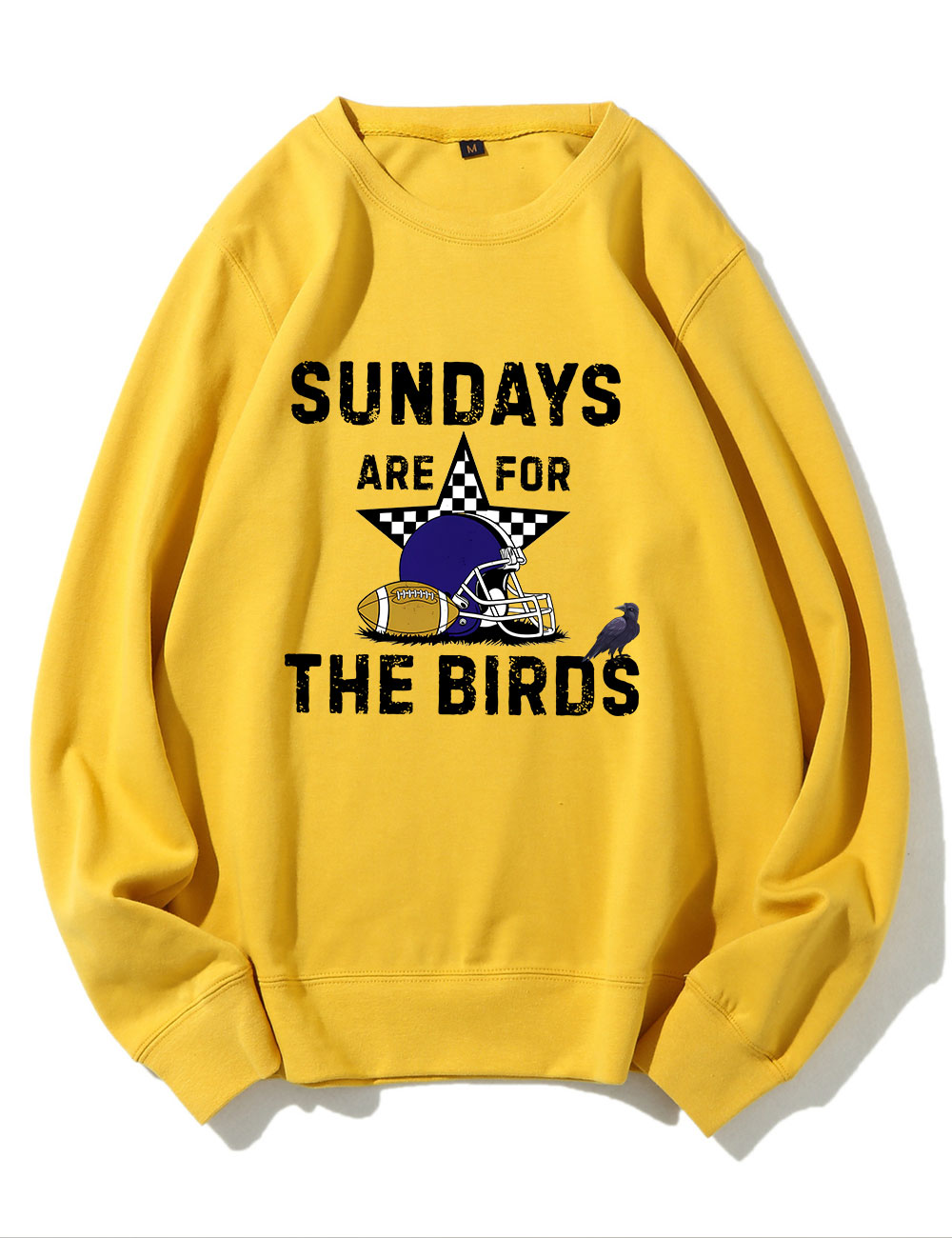 Sundays Are For The Birds Baltimore Funny Football Sweatshirt