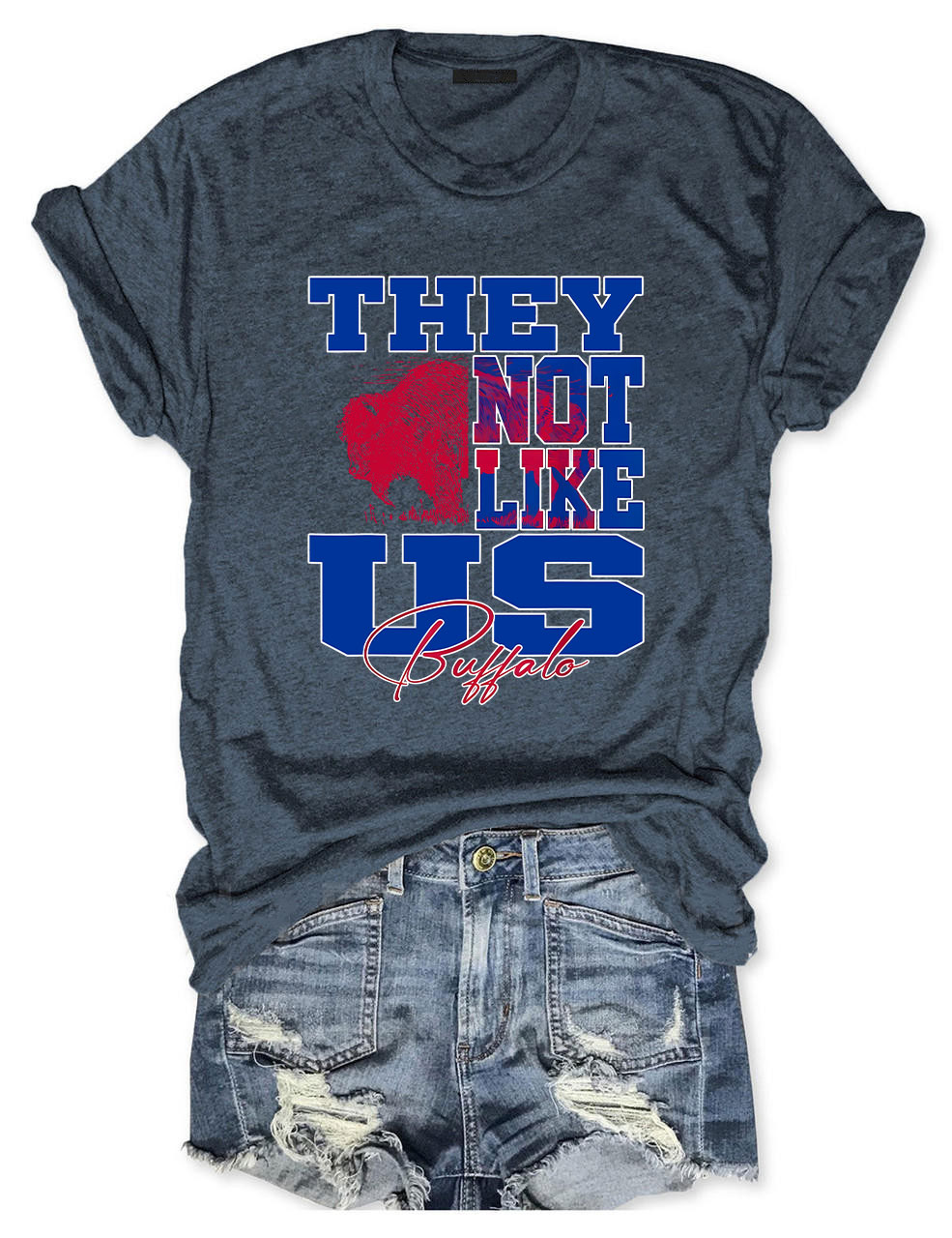 They Not Like Us Buffalo Funny T-Shirt