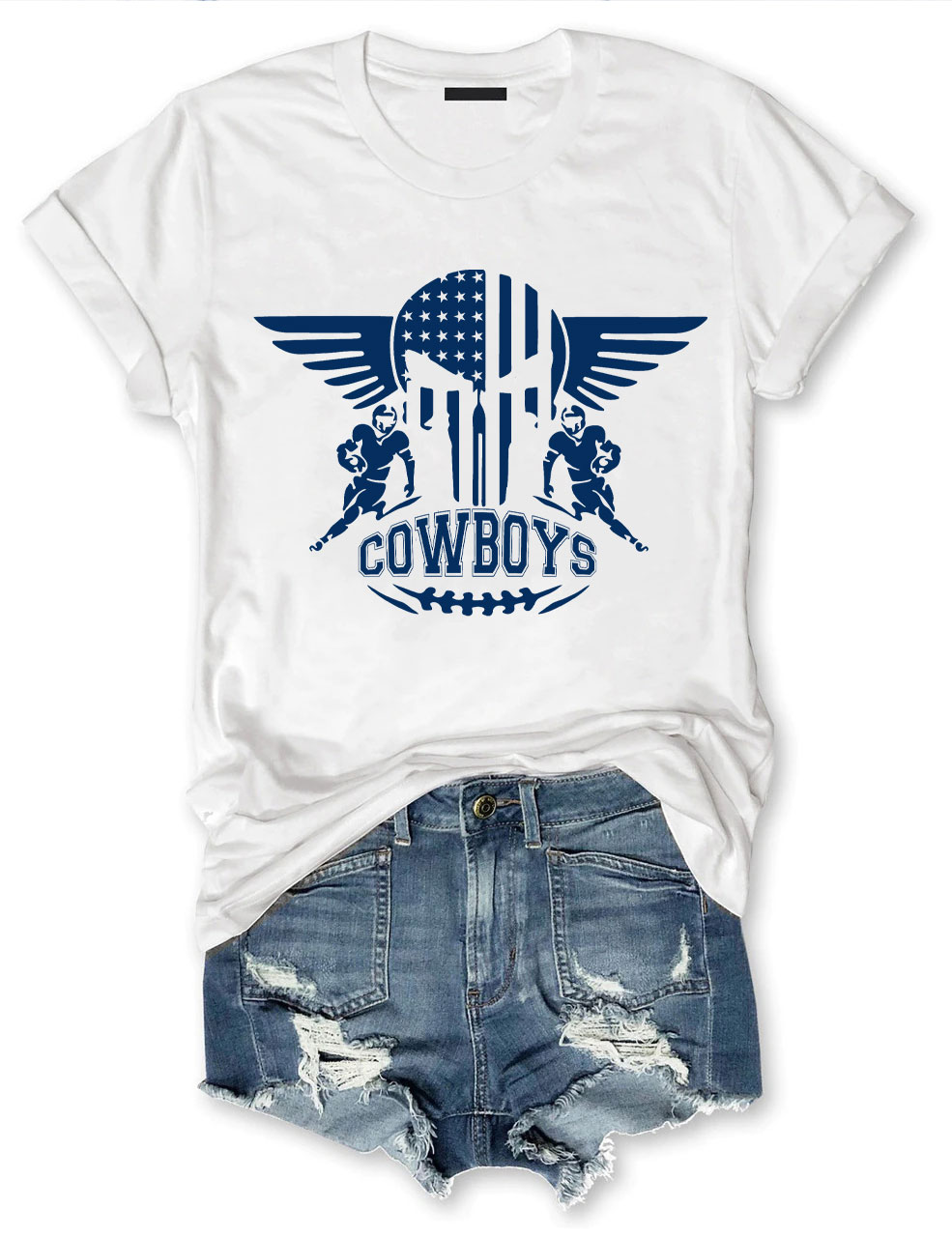 Cowboys Star Football T-Shirt