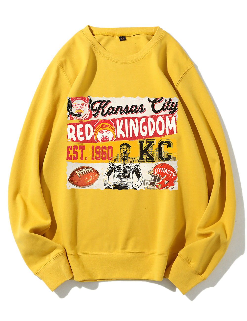 KC Chiefs Red Kingdom Superbowl Football Sweatshirt