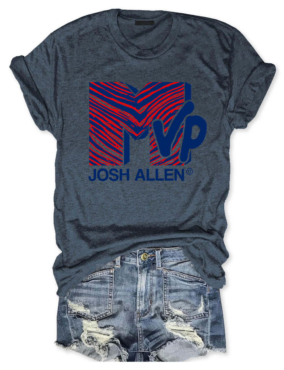 Josh Allen 17 MVP Tee Buffalo Funny T-Shirt