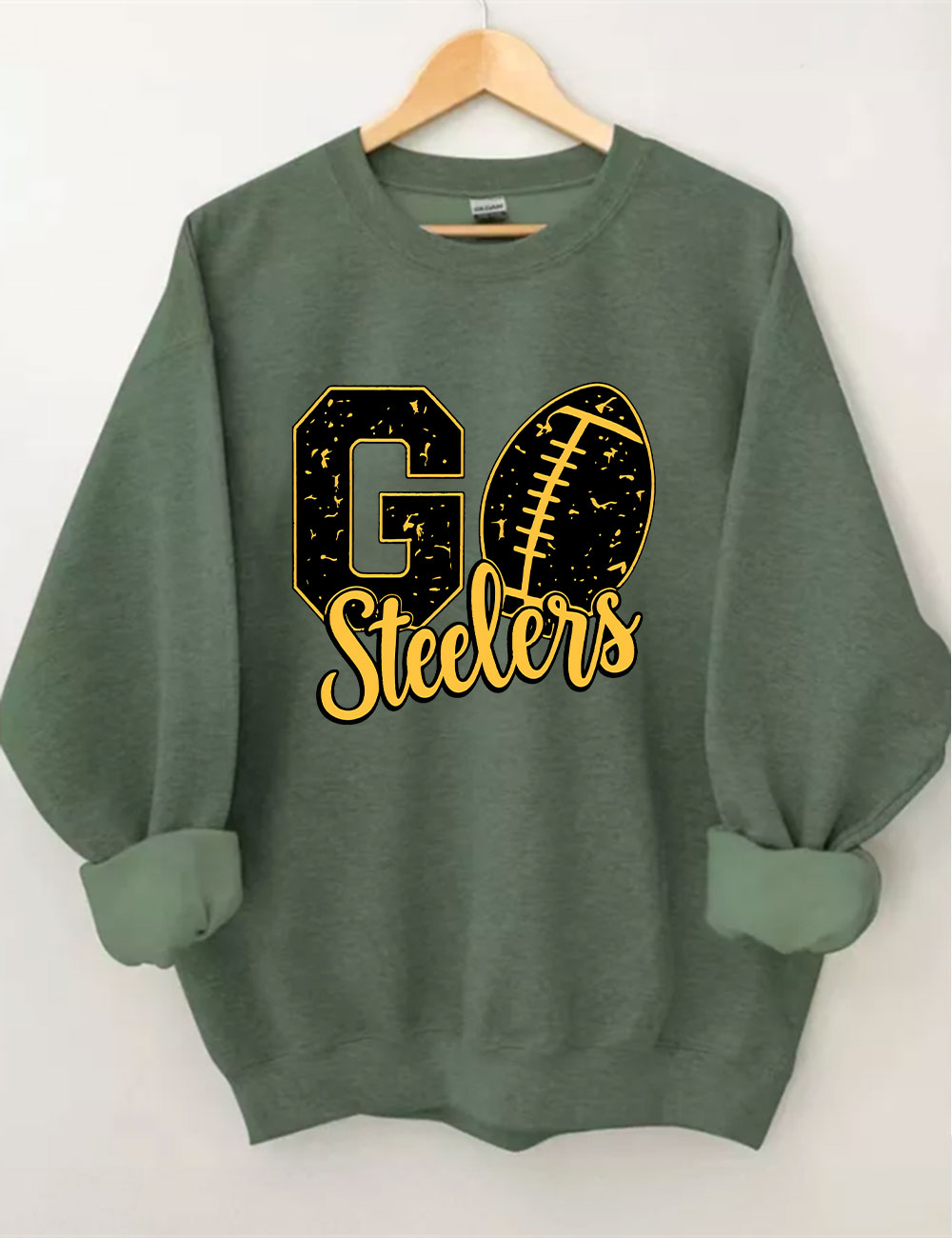 Go Steelers Football Sweatshirt