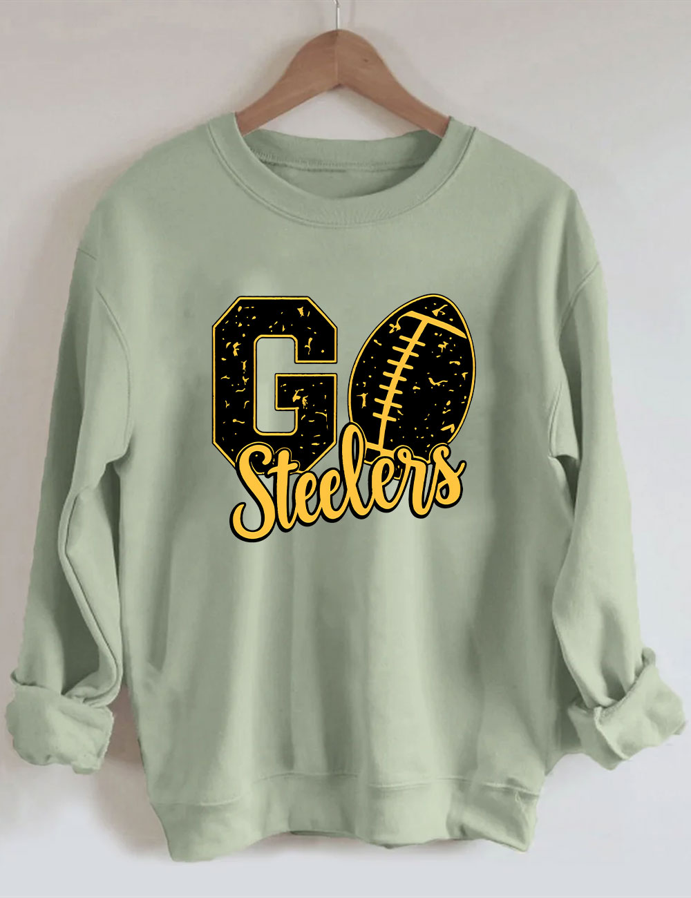 Go Steelers Football Sweatshirt