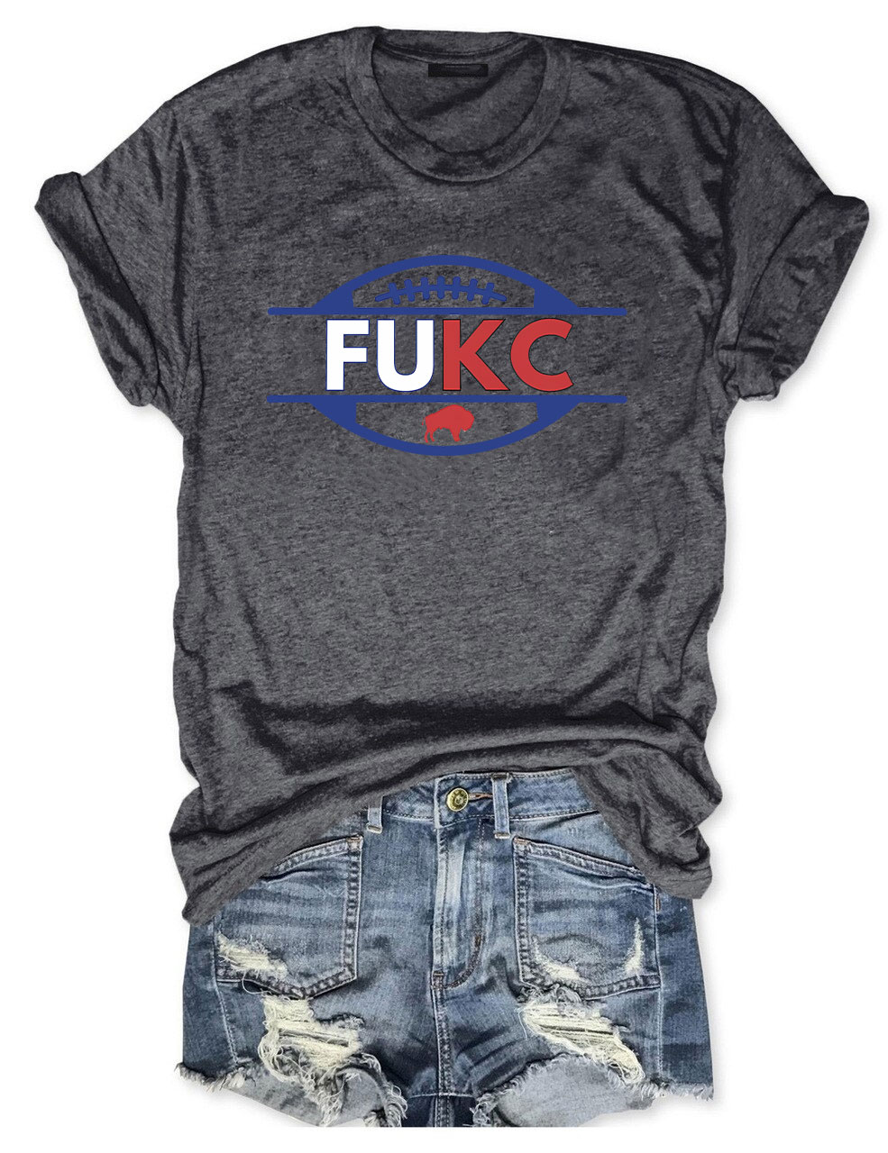 FUKC the Chiefs Buffalo Football T-Shirt