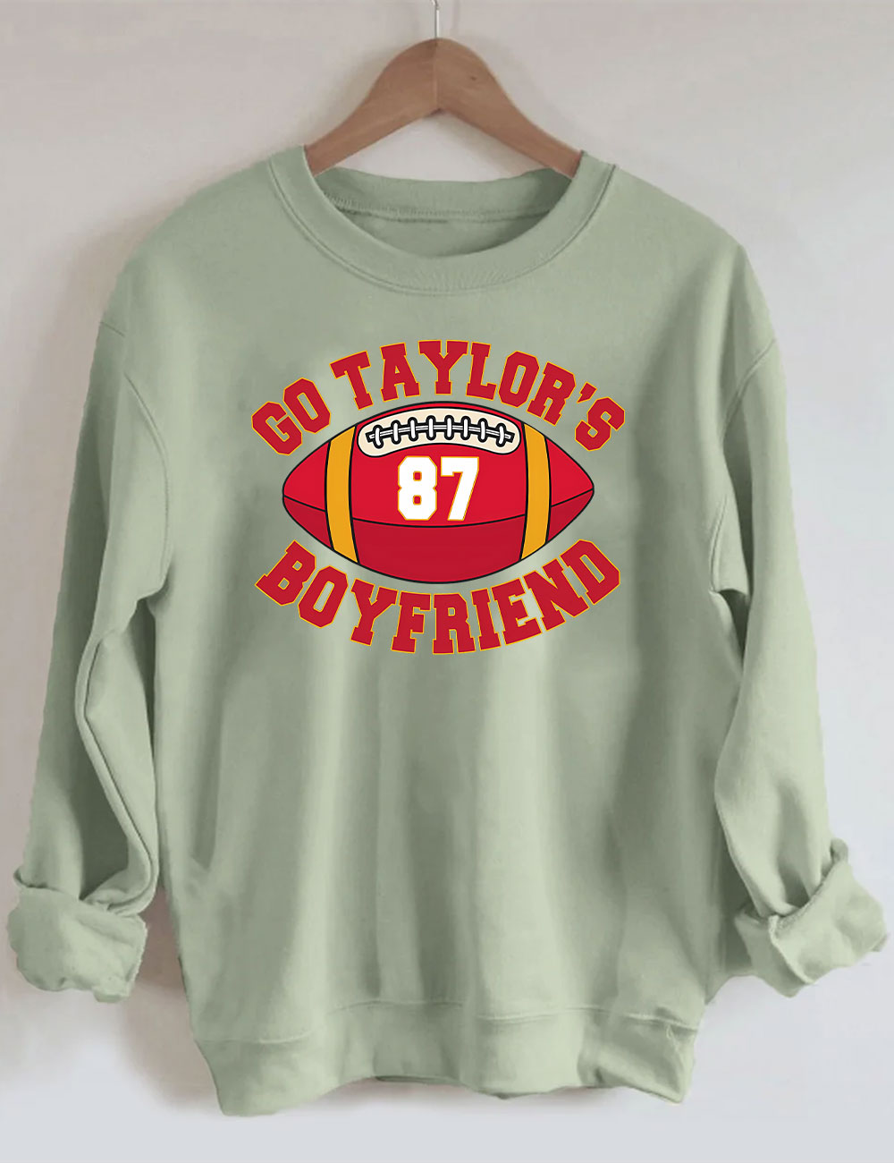 Go Taylor's Boyfriend Kelce Chiefs Football Sweatshirt