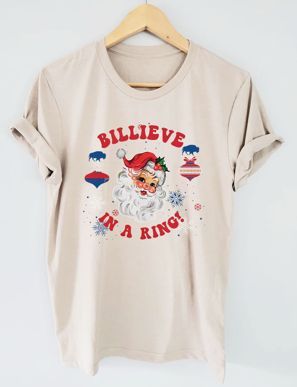 Billieve Buffalo Christmas T-Shirt