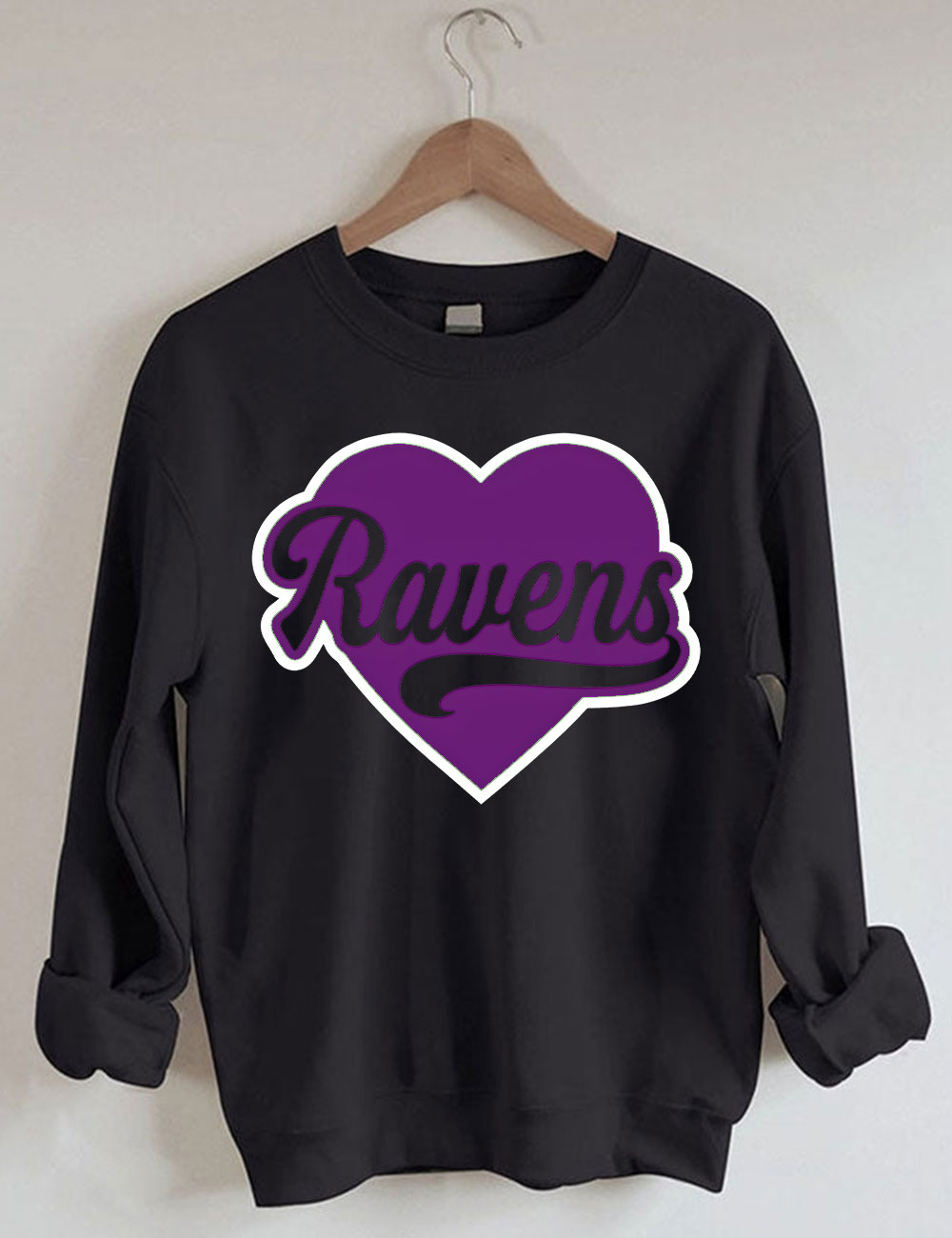 Love Ravens Sweatshirt