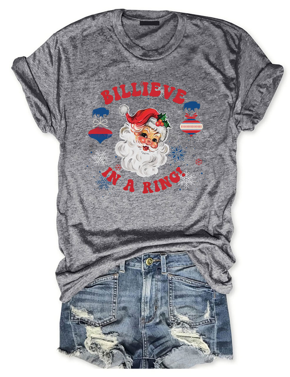 Billieve Buffalo Christmas T-Shirt