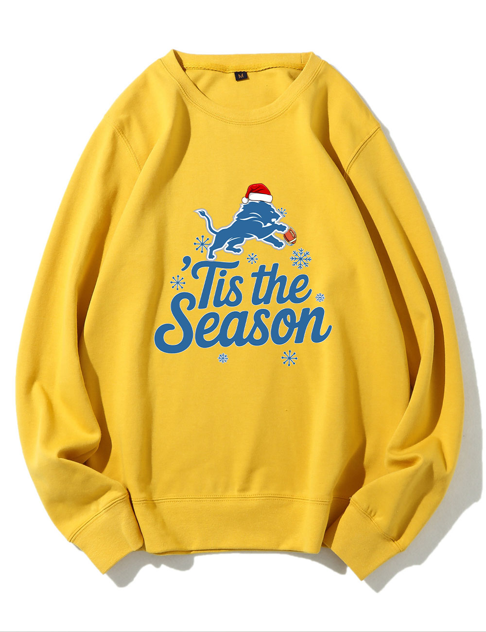 Tis The Season Detroit Lions Christmas Football Sweatshirt