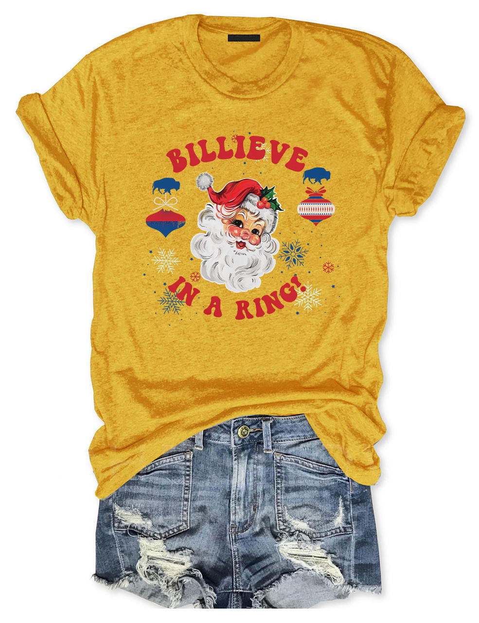 Billieve Buffalo Christmas T-Shirt