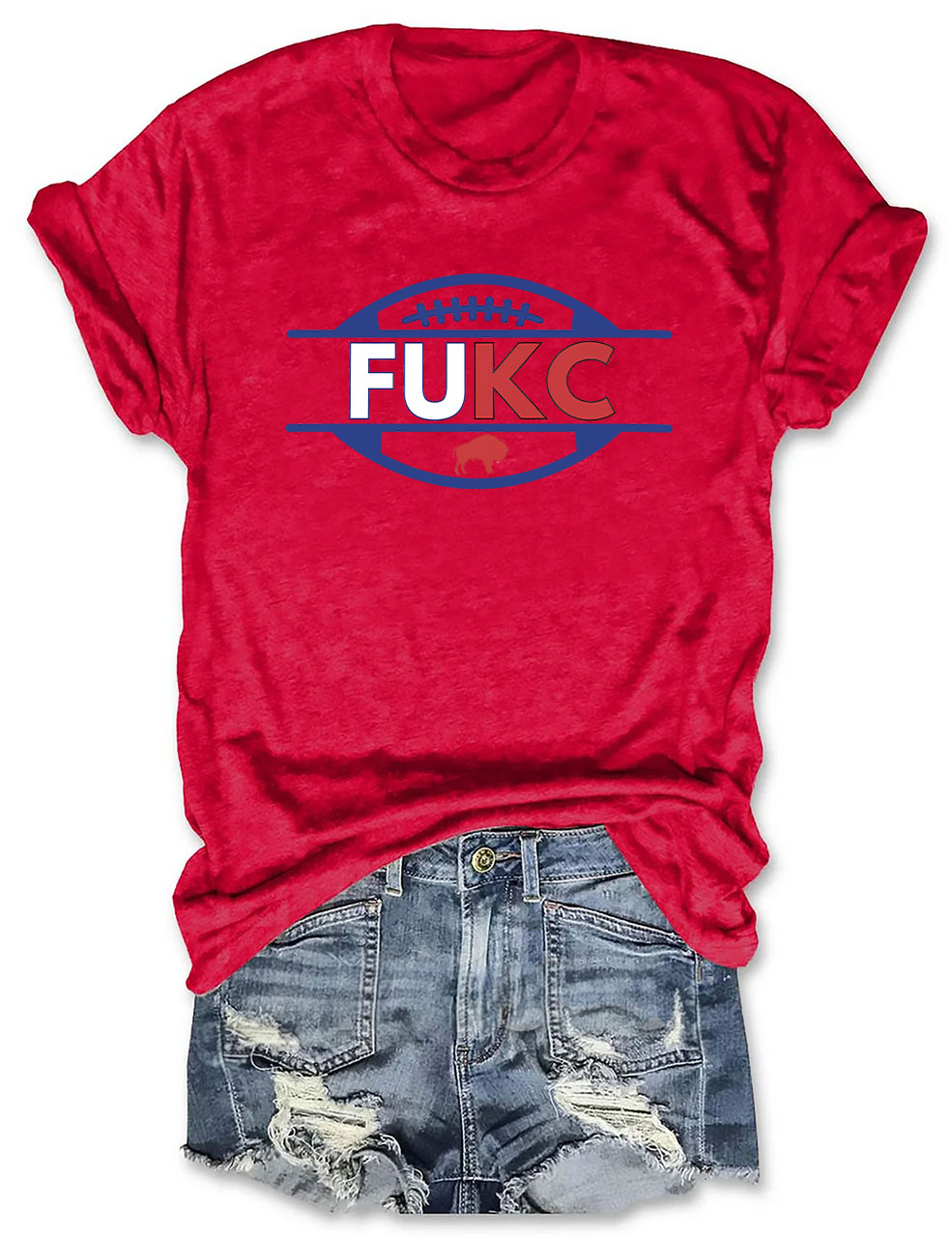FUKC the Chiefs Buffalo Football T-Shirt