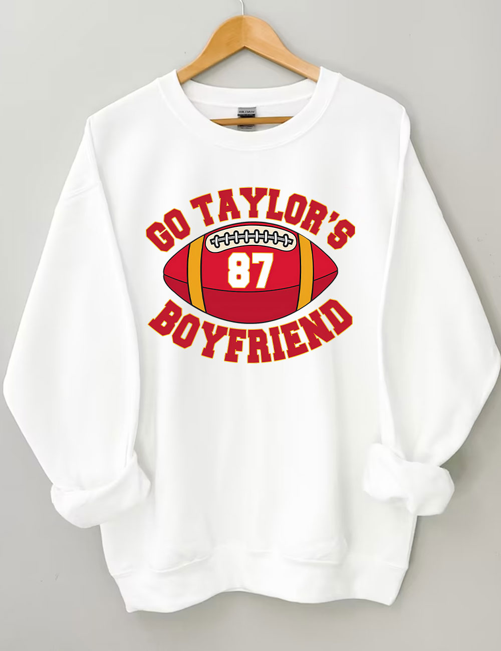 Go Taylor's Boyfriend Kelce Chiefs Football Sweatshirt