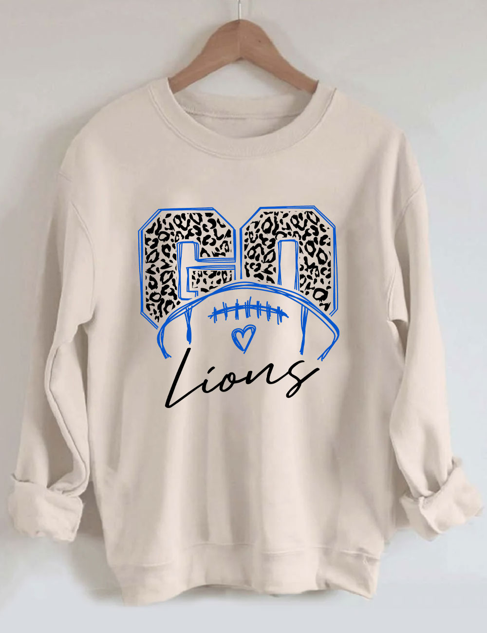 Go Lions Football Sweatshirt