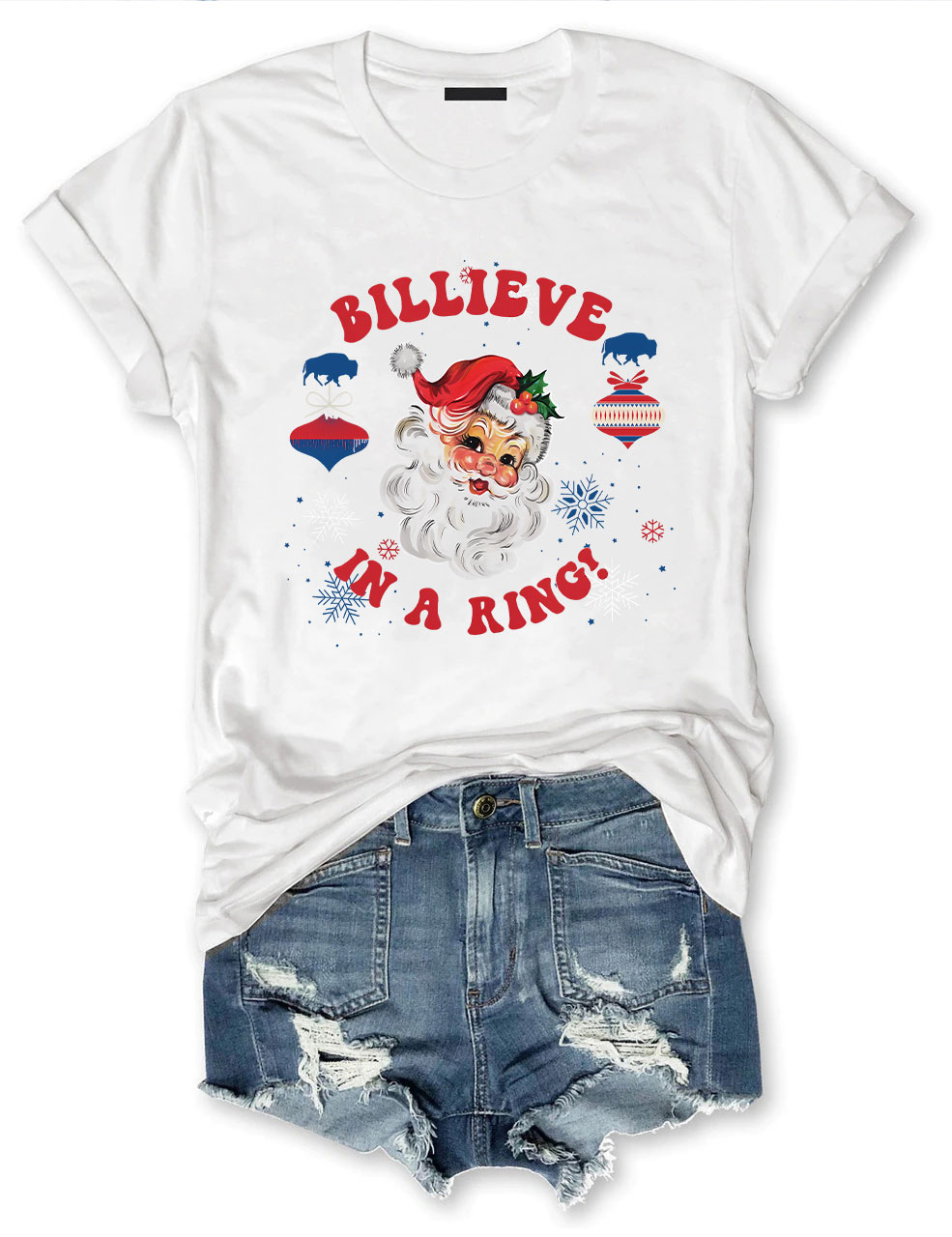 Billieve Buffalo Christmas T-Shirt