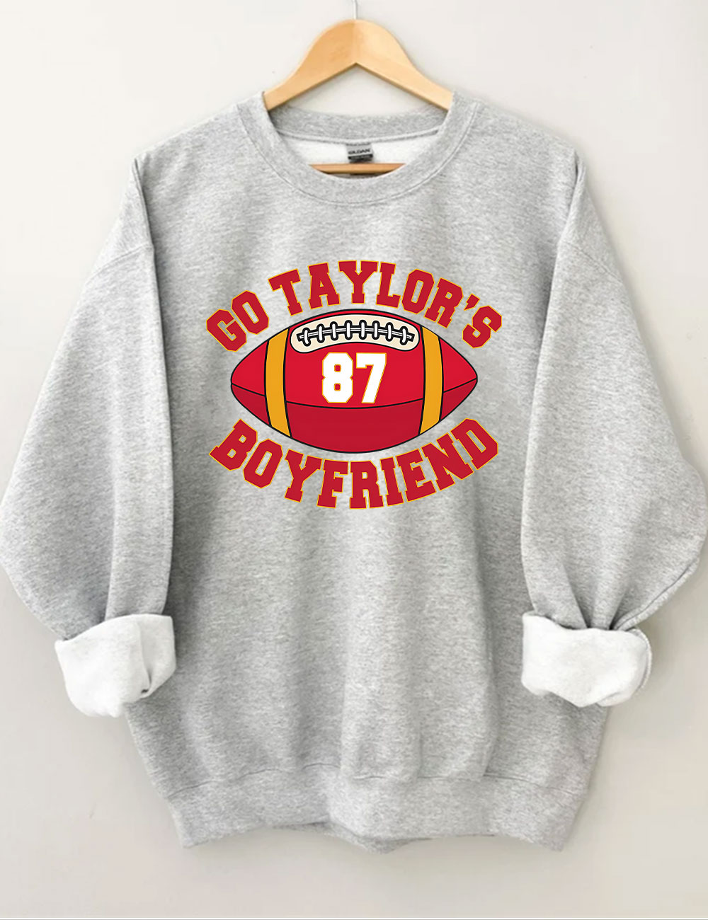 Go Taylor's Boyfriend Kelce Chiefs Football Sweatshirt