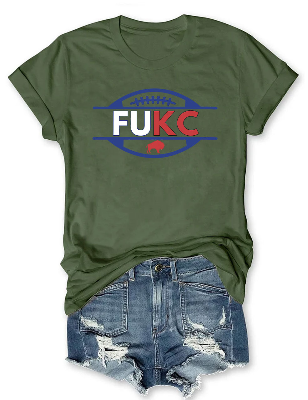 FUKC the Chiefs Buffalo Football T-Shirt