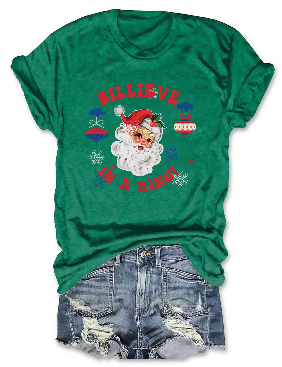 Billieve Buffalo Christmas T-Shirt