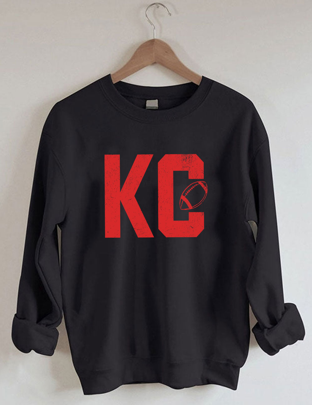 KC Kansas City Football Sweatshirt