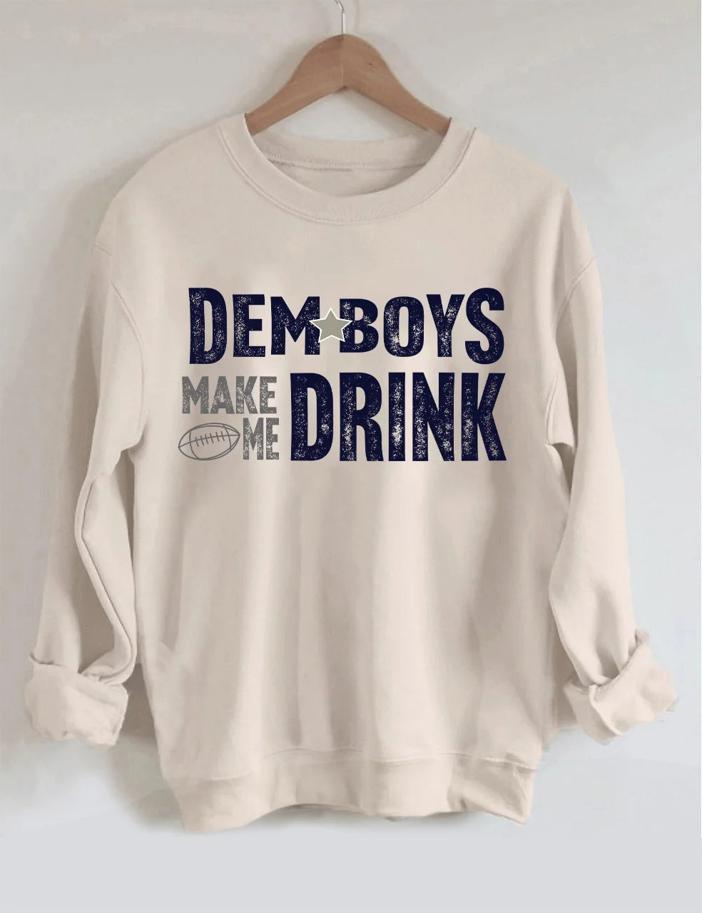Cowboy Star Football Sweatshirt