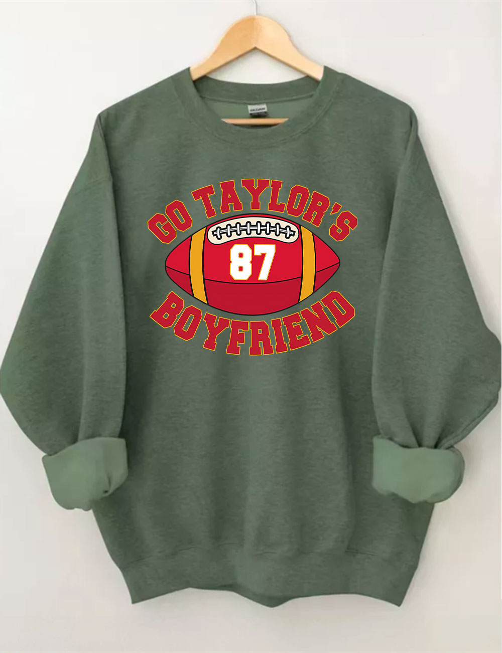 Go Taylor's Boyfriend Kelce Chiefs Football Sweatshirt