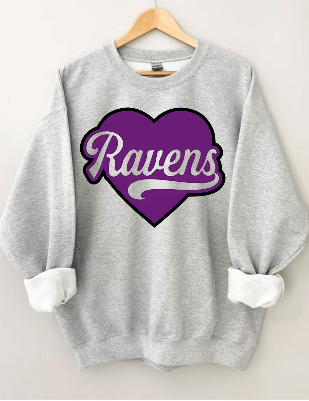 Love Ravens Sweatshirt
