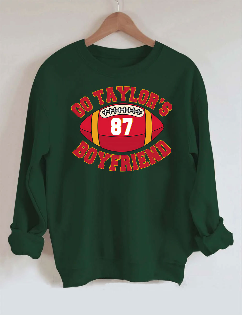 Go Taylor's Boyfriend Kelce Chiefs Football Sweatshirt
