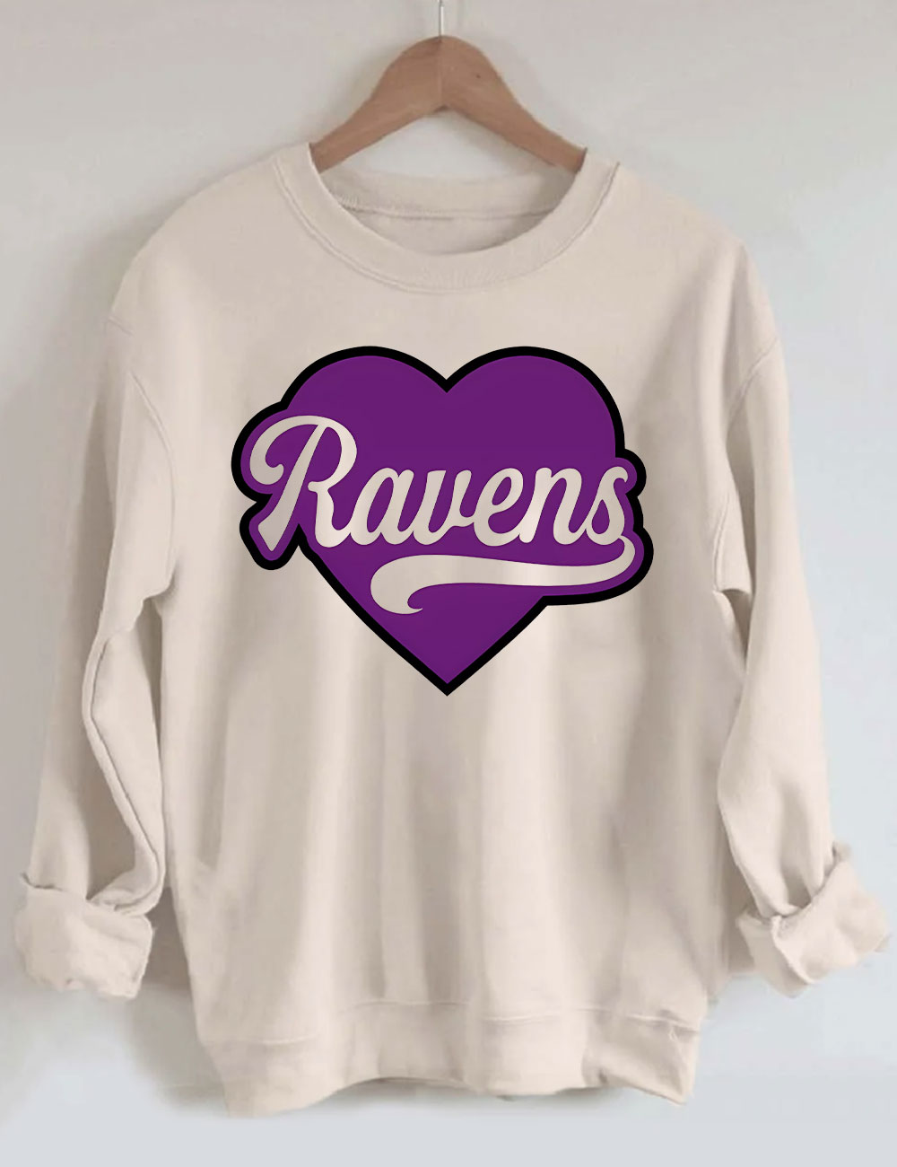 Love Ravens Sweatshirt