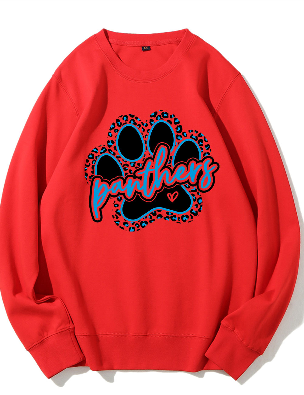 Leopard Panthers Paw Football Sweatshirt