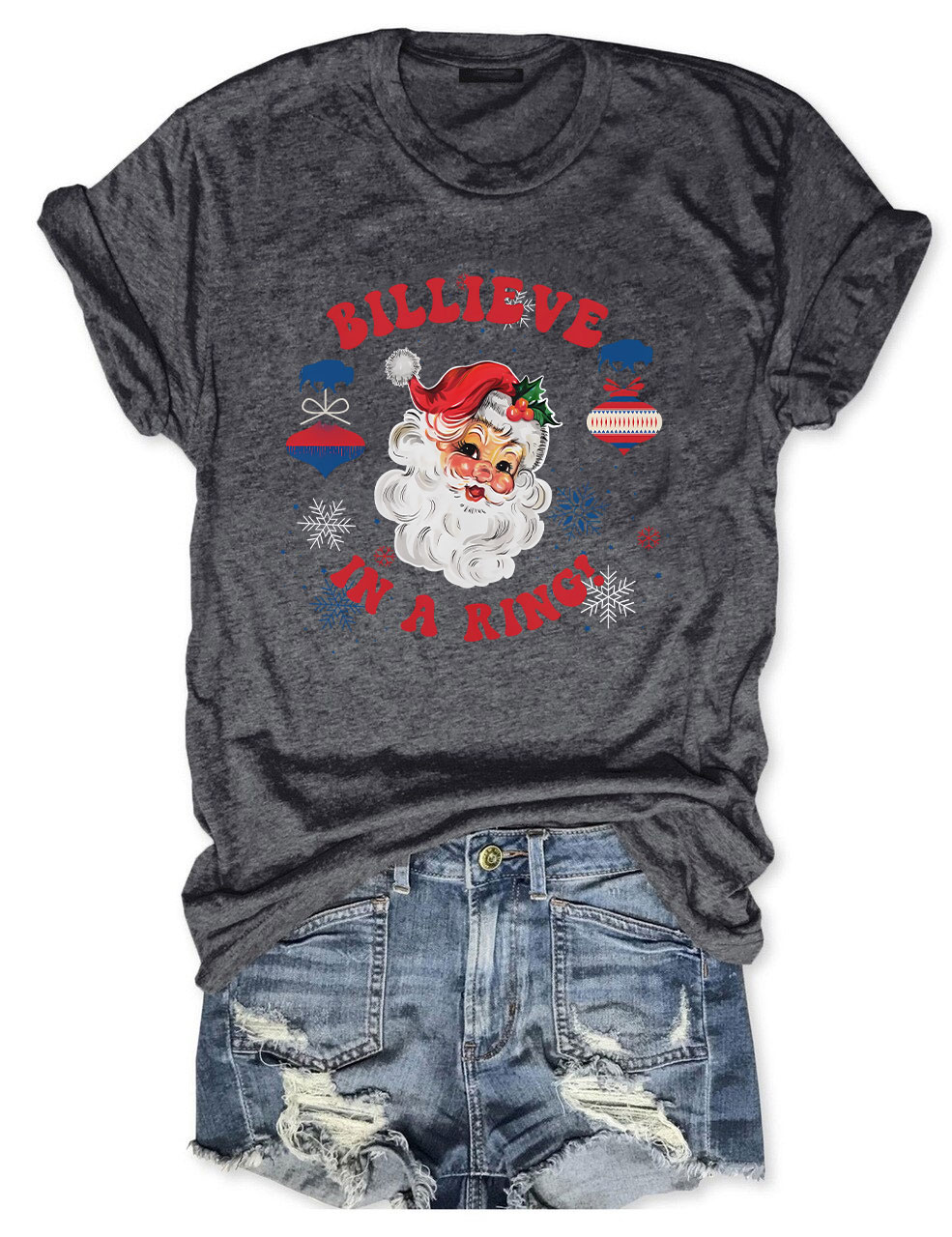 Billieve Buffalo Christmas T-Shirt
