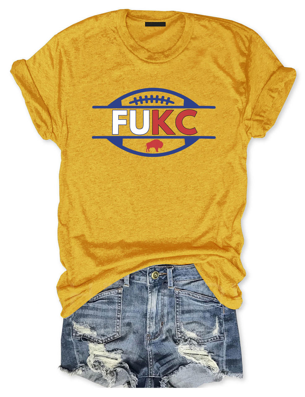FUKC the Chiefs Buffalo Football T-Shirt