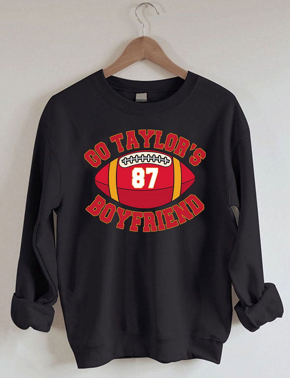 Go Taylor's Boyfriend Kelce Chiefs Football Sweatshirt